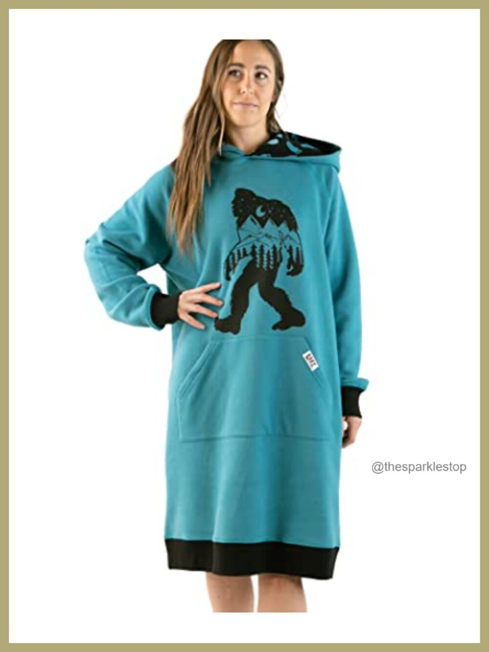 Oversized Hoodie Sweatshirt Dress with Pockets Cozy Pullover